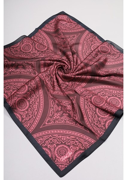 Hint Ipek Desenli Vual Eşarp - Desen-01 - Renk-12