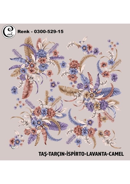 Desenli Oyalık Yazma - 0300-529 - Renk-15