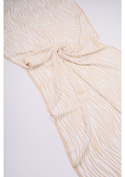 Moda Kaşmir Karamel Serisi Medine Ipeği Şal - Desen-01 - Renk-10