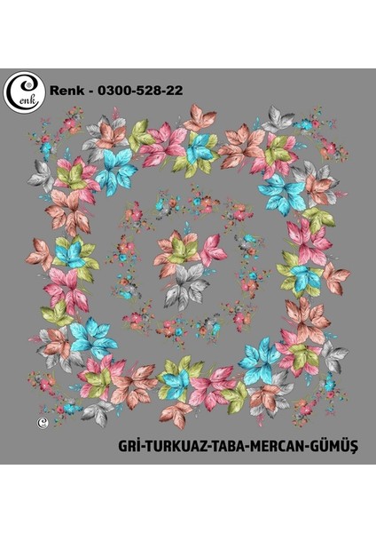 Desenli Oyalık Yazma - 0300-528 - Renk-22