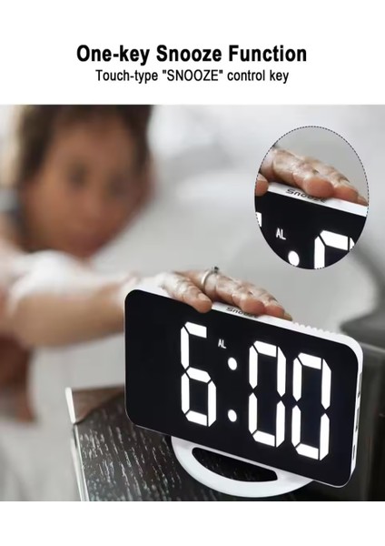Çok Fonksiyonlu LED Dijital Çalar Saat