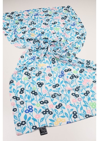 Moda Kaşmir Desenli Bambu Kraş Şal - Desen-02 - Renk-12