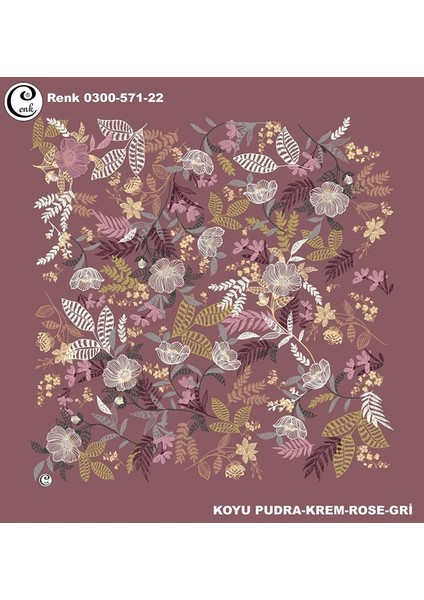 Desenli Oyalık Yazma - 0300-571 - Renk-22