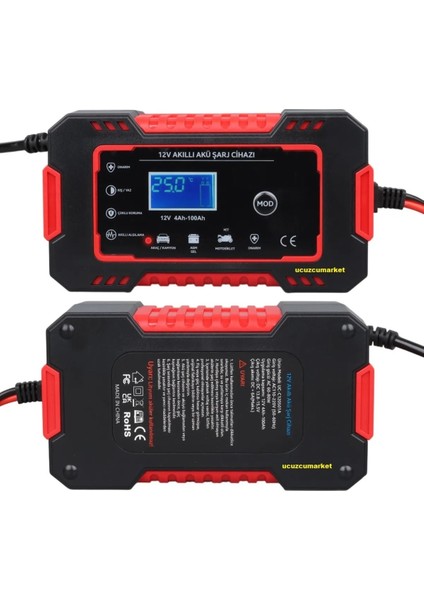 Akıllı LED Göstergeli Akü Şarj Cihazı ( Araba Için ) fiyatları