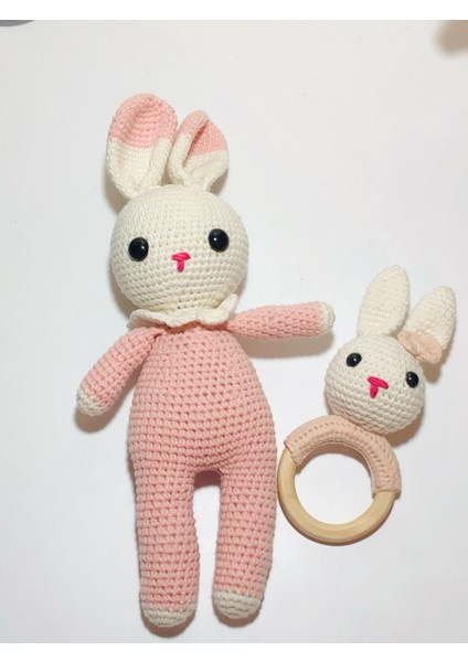 Uyku Arkadaşı Tavşan ve Diş Kaşıyıcı Set Handmade Organik modelleri