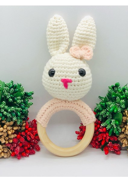 Uyku Arkadaşı Tavşan ve Diş Kaşıyıcı Set Handmade Organik fırsatları