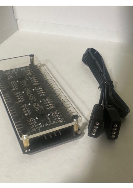 4 Pin Rgb Fan Çoğaltıcı 4 Pin 10 Port Argb Fan Çoğaltıcı Splitter