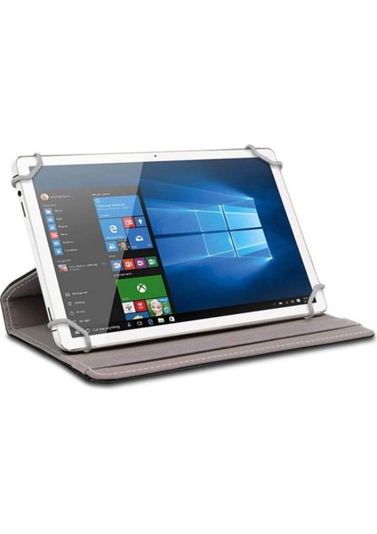 Microsoft Surface Go 2 10.5'' Inç Universal 360° Döner Standlı Kapaklı Koruyucu Tablet Kılıfı