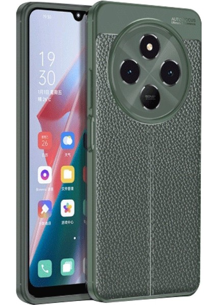 Redmi 14C / Poco C75 Uyumlu Deri Görünümlü Tam Koruma Kılıf