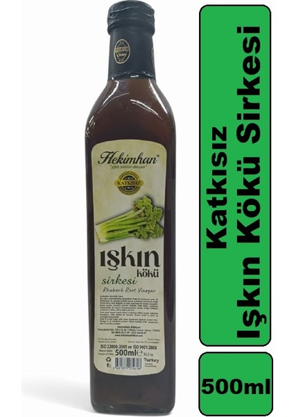 Işgın Kökü Sirkesi 500 ml - Katkısız Doğal Fermente Sirke fırsatları