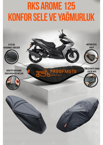 Rks Arome Konfor Sele ve Yağmurluk Kılıf