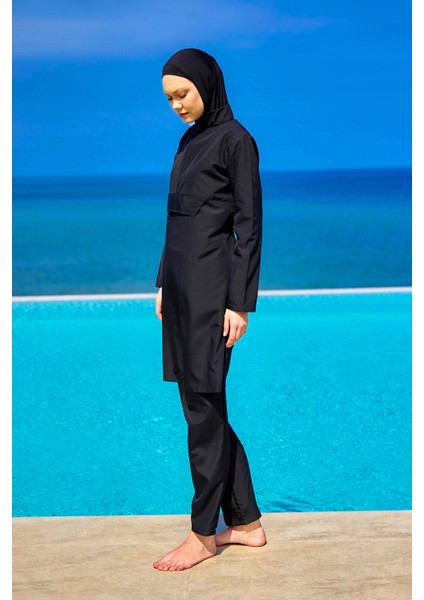 Tam Kapalı Tesettür Mayo 3 Parça Takım A2503-1 fiyatları