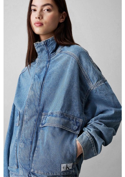 Easy Denım Bomber Mont