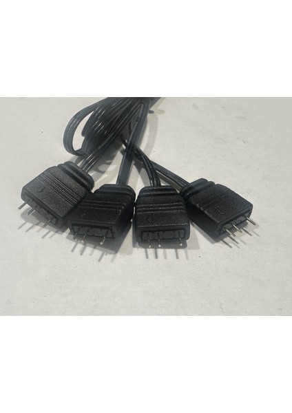 3 Pin Rgb Fan Çoğaltıcı 3 Pin 4 Port Argb Fan Çoğaltıcı Kablo