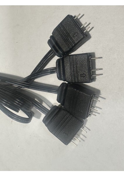 3 Pin Rgb Fan Çoğaltıcı 3 Pin 4 Port Argb Fan Çoğaltıcı Kablo fırsatları