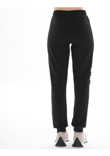 Kadın Yanı Şeritli Siyah Eşofman Altı (Büyük Beden Seçeneğiyle) modelleri