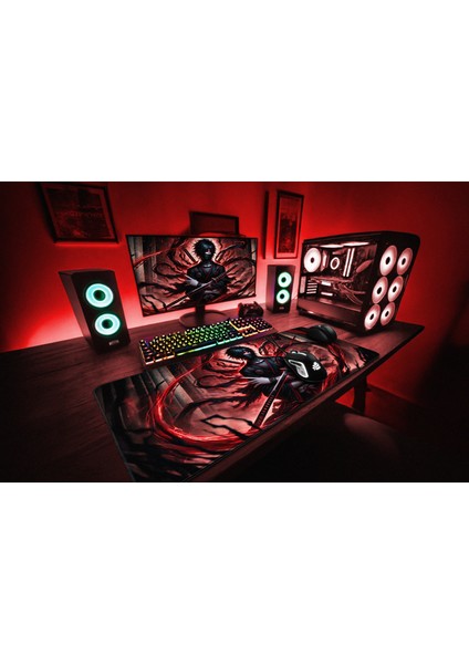 Gaming Mouse Pad 90x40 Scarlet Mousepad XXL Oyuncu Mouse Pad Büyük Mousepad