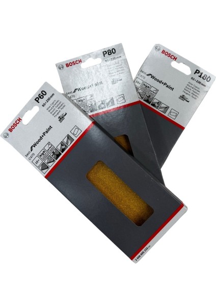 C470 3 Lü Zımpara Kağıdı 23X230