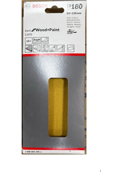 C470 3 Lü Zımpara Kağıdı 23X230