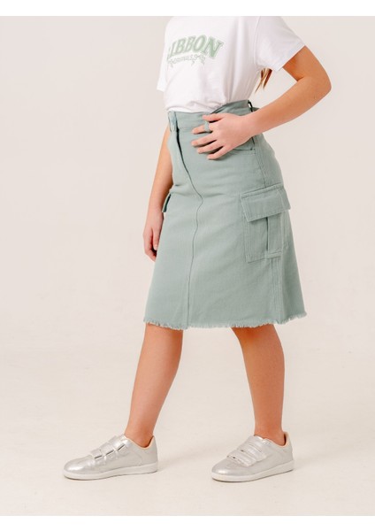 Kız Çocuk Kargo Keten Etek 2959 fiyatları