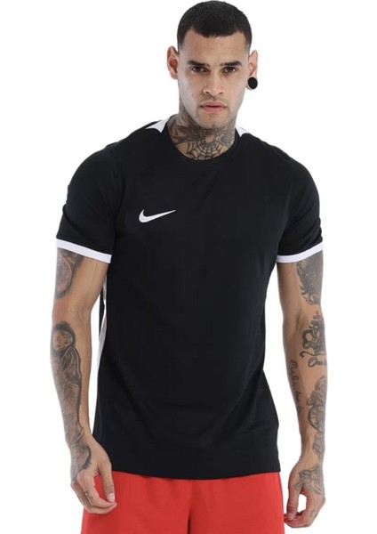 Challenge Iv Dri-Fit Erkek Siyah T-Shirt Slim Fit