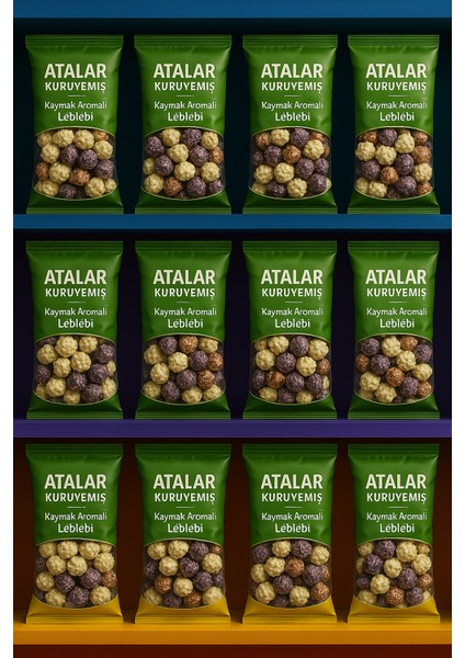 Özel Seri 560 gr Kaymak Aromalı Leblebi – Tatlı Leblebinin Yeni Hali