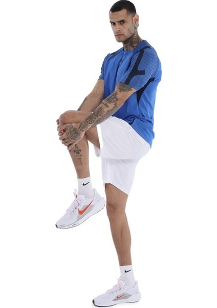 Strike Dri-Fit Erkek Mavi Antrenman T-Shirt Slim Fit fiyatları