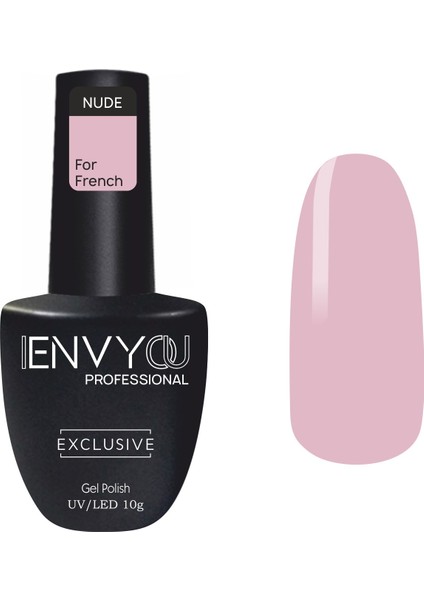 Envy Kalıcı Oje For French Collection Yarı Şeffaf Nude Pembe Kalıcı Oje 10GR
