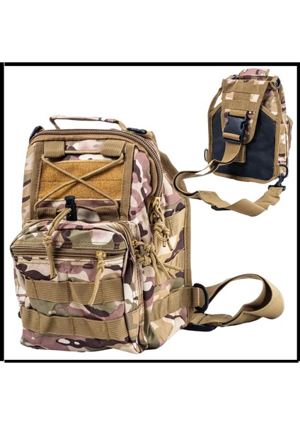 Uyguna-Yakala Kamuflaj Çapraz Göğüs Askılı Çanta -Nta.329