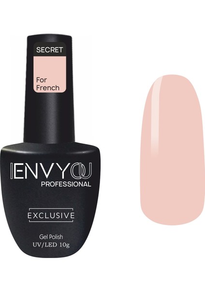 Envy Kalıcı Oje For French Collection Yarı Şeffaf Secret Nude Kalıcı Oje 10GR