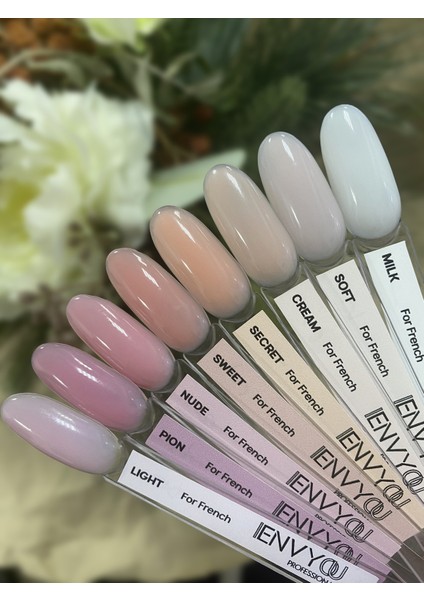 Envy Kalıcı Oje For French Collection Yarı Şeffaf Secret Nude Kalıcı Oje 10GR fiyatları