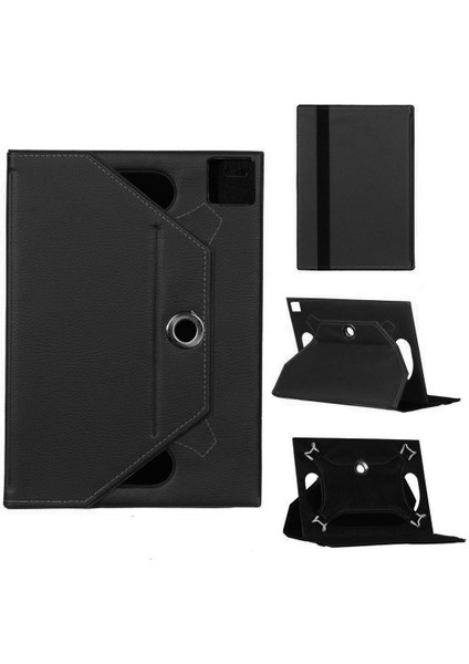 Poco Pad 12.1'' Inç Universal 360° Döner Standlı Kapaklı Koruyucu Tablet Kılıfı