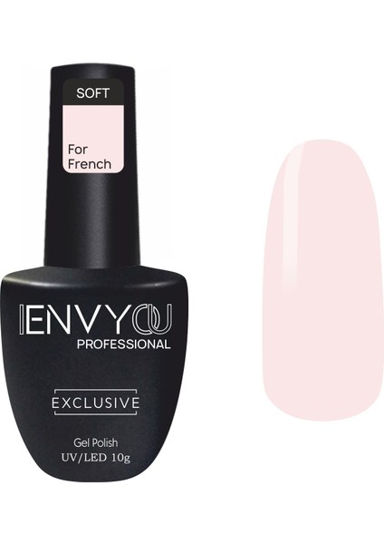 Envy Kalıcı Oje For French Collection Yarı Şeffaf Soft Nude Kalıcı Oje 10GR
