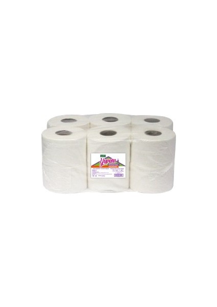 Yuvam Profesyonel Mini Jumbo Tuvalet Kağıdı 96 Metre x 12'li