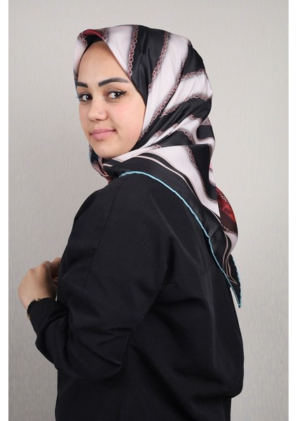 Desenli Trend Tivil Eşarp - Desen-05 - Renk-08