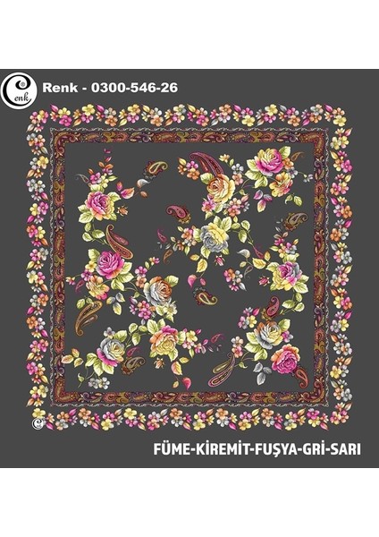 Desenli Oyalık Yazma - 0300-546 - Renk-26
