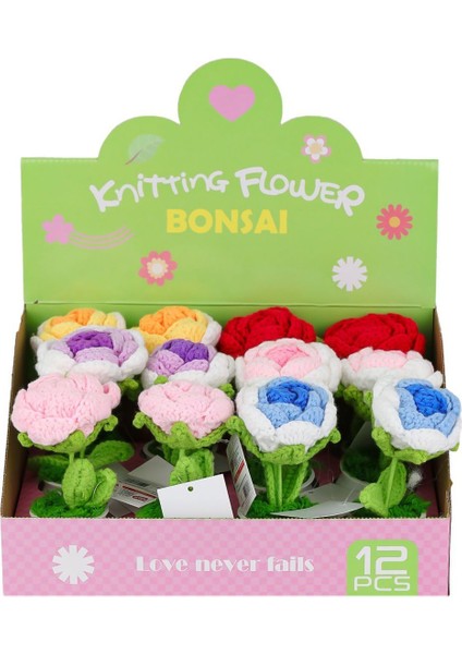 Fl-5 Kroşe Örgü Şakayık Çiçek -Birliktoys