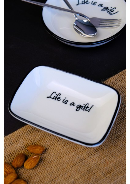 Motto Gift Kayık Tabak Tekli 14X10X2CM modelleri
