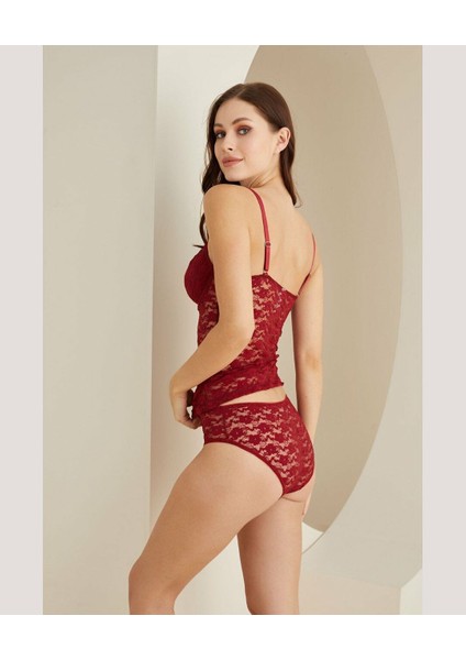 Nbb 4829 Balenli Kapsız Atlet Takım Bordo