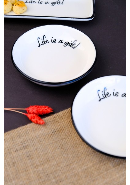 Porselen Motto Gift Tabak 240CC 2 Li 15X15X2CM