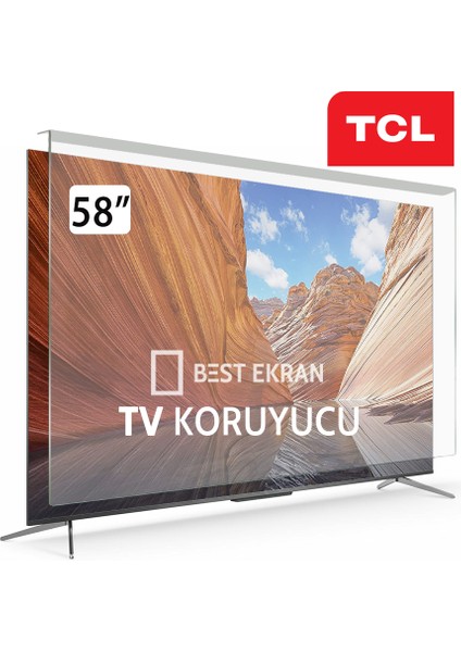 Tcl 58P633 Tv Ekran Koruyucu - Tcl 58" Inç 146 cm Ekran Koruyucu