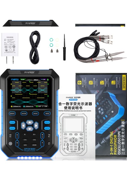 DPOX180H 2 Kanal 180MHZ El Tipi Fosfor Dijital Osiloskop ve Sinyal Jeneratörü modelleri