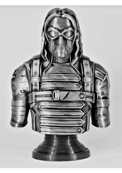 The Winter Soldier Büst Figür Captain America 10 cm