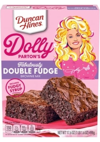 Dolly Parton's Fabulously Double Fudge Brownıe Mıx 498 gr