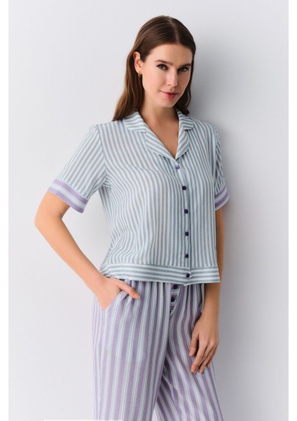 Line Maskülen Pijama Takımı