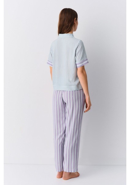 Line Maskülen Pijama Takımı