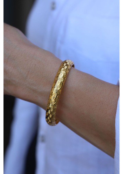 8 Ayar Altın (10 Mm) Baklava Işıltılı Bilezik fiyatları