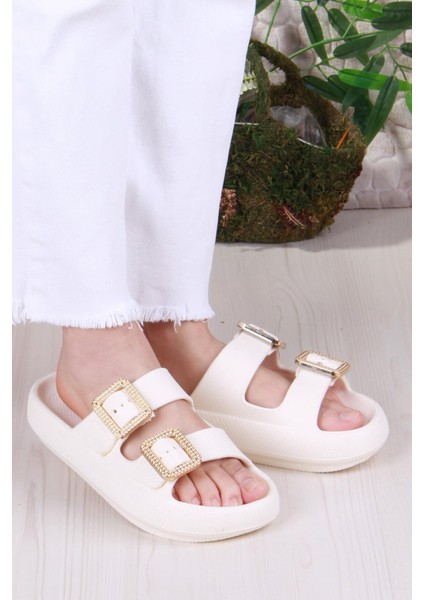 Smx EZ5095 Plaj Deniz Havuz Terliği Hafif Rahat Esnek Kadın Terlik