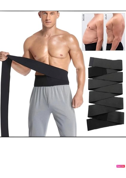 Waist Trainer Inceltici Bele Dolamalı Sarmal Bel Korsesi + 500 gr Lut Gölü Tuzu