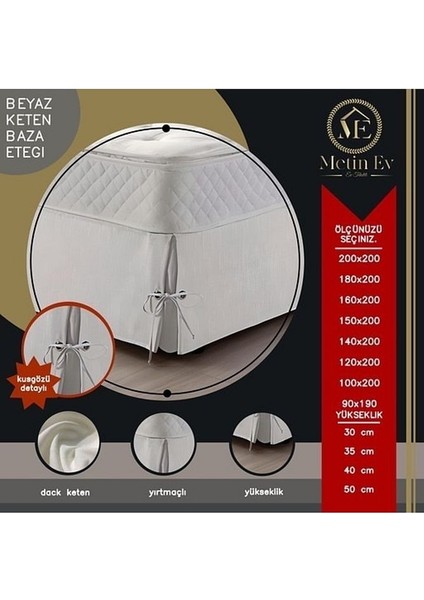 Beyaz Renk Yırtmaçlı, Kuş Gözü ile Kordonlu Baza Etekleri fiyatları